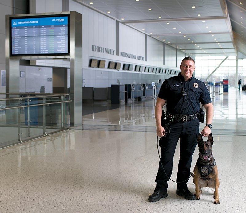 Mikki, Explosive Detection Dog, Lehigh Valley International Airport  (ABE)