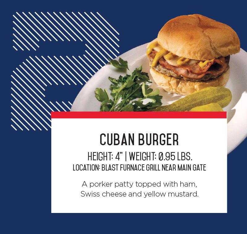 IronPigs Cuban Burger