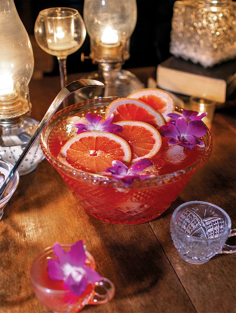 Coral Fang Punch Bowl from The Bookstore Speakeasy