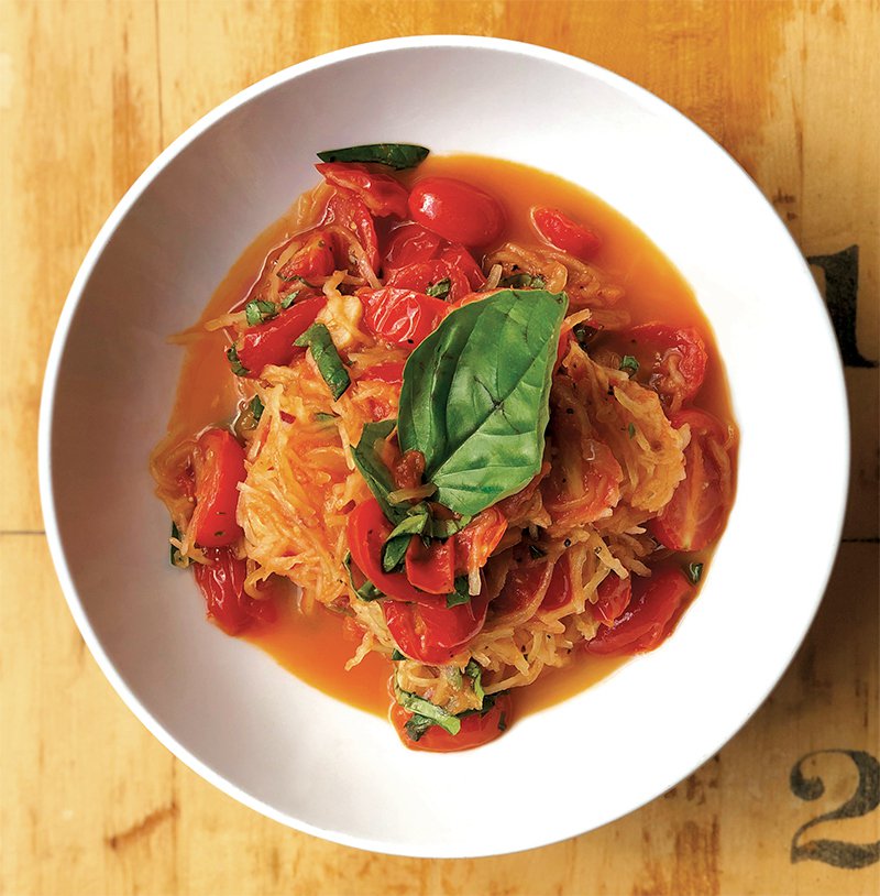 Union &amp; Finch's spaghetti squash with heirloom tomato pomodoro sauce