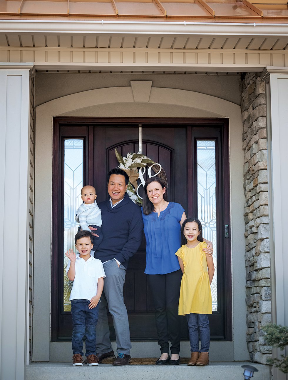 White Orchids' Owner Jeff Virojanapa and family