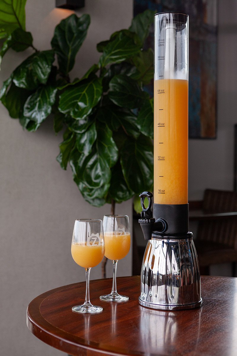Upgrade Your Brunch with ZEST's Mimosa Tower - Lehigh Valley Style