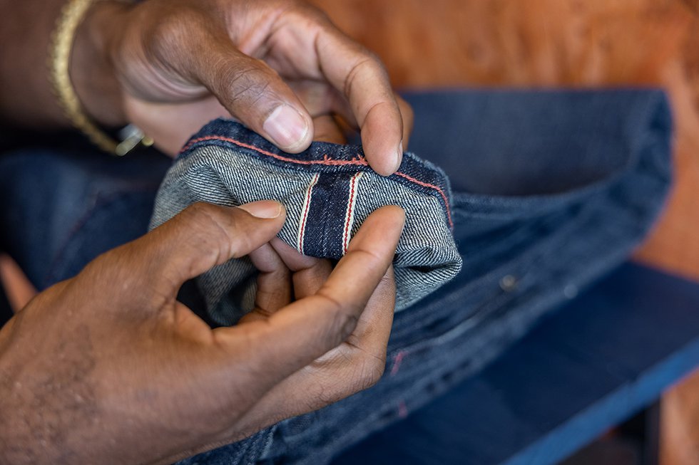 all weather selvedge denim