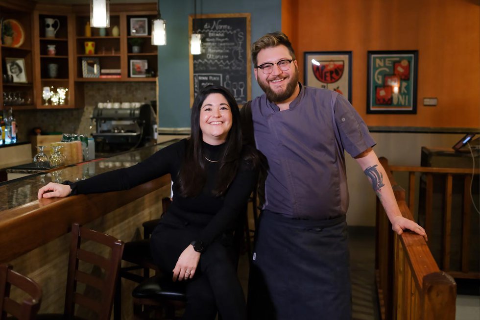 Brother-and-sister team Luke and Rachael Prosseda of Vineyard di Norma