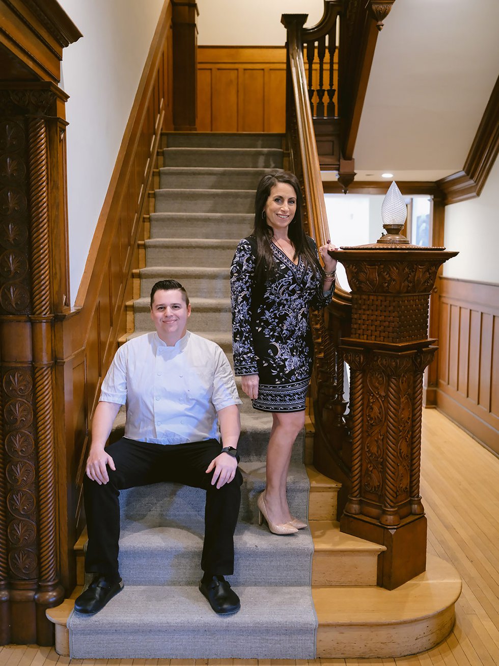 Executive Chef Justin Beaver and General Manager Michelle Konish