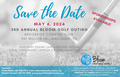 Golf Tournament 2024 Save the Date Flyer - 1