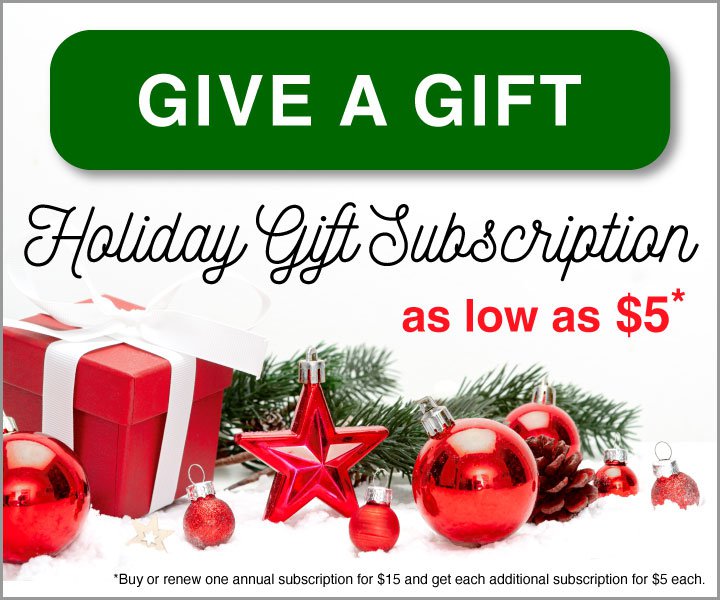 Give a Gift. Holiday Gift Subscription. As low as $5.