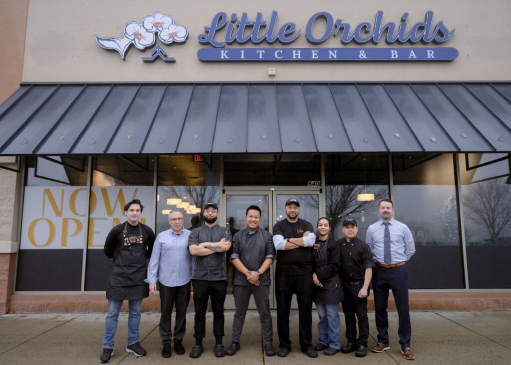 The staff of Little Orchids Kitchen & Bar