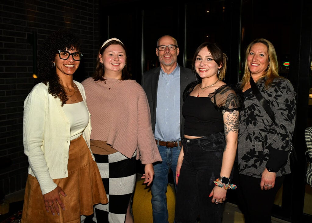 Style Insider happy hour Teisha Jones, Madison Xander, Hal Warner, Jackie Folsom and Julie Huber