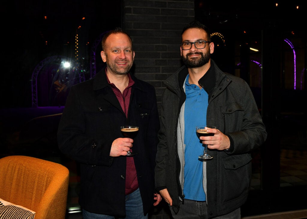 Style Insider happy hour Joel Calarco and Andrew Spitz